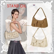 STAND OIL Joey Bag Mini กระเป๋าสะพาย กระเป๋าสะพายข้าง กระเป๋ารักแร้ สายสะพายไหล่ปรับได้ Camel One