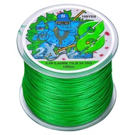 Sougayilang สายตกปลาถักหลากสี 8 เส้น PE 100M 16LB-75LB Multifilament สายตกปลาสำหรับอุปกรณ์ตกปลาคาร์พ