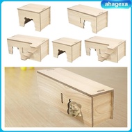 [Ahagexa] Hamster Wood House Cage Decor Platform Small Animals Hamster Hideout