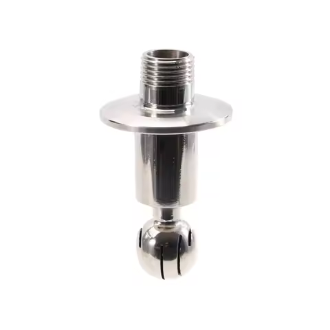 Micro Spray Ball Rotating CIP 1/2"BSP Connection 1.5"TC(50.5mm) Homebrew Beer Tank 304 Stainless San