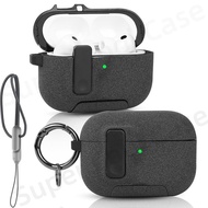 For AirPods Pro 3 Case with Secure Lock & Lanyard For AirPods Pro3 Case Protective Cover with Phone 
