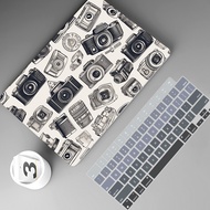Retro vintage camera print case Compatible for MacBook case 2025 M5 M4 A3240 A3241 M3 2023 Air Pro 1