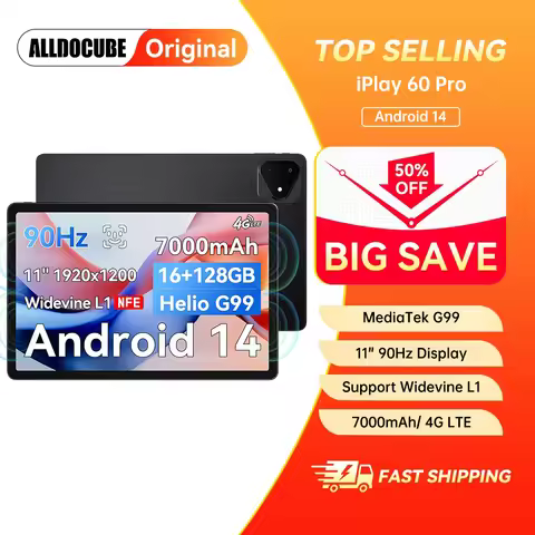 ALLDOCUBE 11 inch Gameing Tablet iPlay 60 Pro MediaTek G99 Octa-core 90Hz WUXGA+ Display 128GB ROM A
