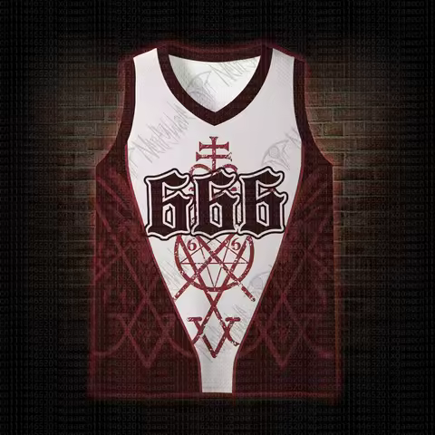 2026 New Movie Sports Fashion Adult and Children V-neck Vest Street View Clothing Gothic Horror Fan 