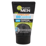 Best price&Free shipping Garnier Men Turbolight Oil Control 3 In 1 Charcoal From 100ml. Facial Care