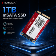 HUADISK Portable mSATA 1TB SSD Hardisk SATA III 6Gbps 3D NAND Internal Solid State Drive for Laptops