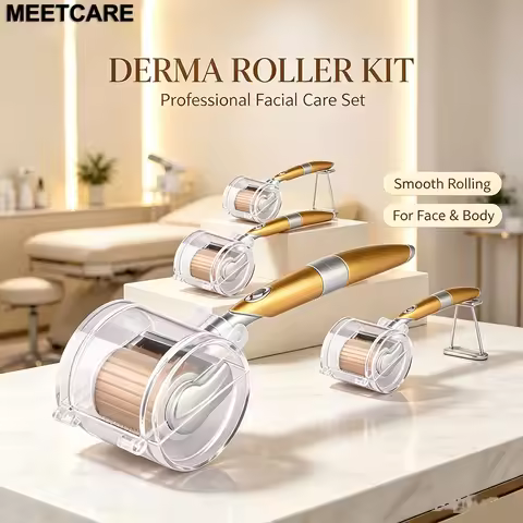 ZGTS Derma Roller 0.25mm ZGTS 192 Pin Micro Needles Microneedle Dermaroller for Face Derma Rolling F