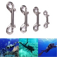 JENNIFERDZ Double Ended Hook, Stainless Steel Single Hook Snap Hook Clip, Bolt Snap Hook Ended Hook 