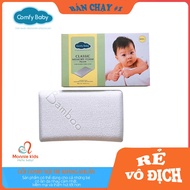 Gối cao su non cho bé Comfy Baby gối nằm trẻ em sợi tre kháng khuẩn - Monnie Kids