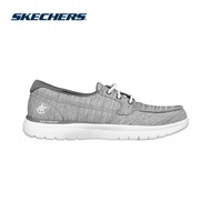 Skechers สเก็ตเชอร์ส รองเท้าผู้หญิง Women On-The-GO Flex On-the-GO Shoes - 136453-GRY - Air-Cooled G