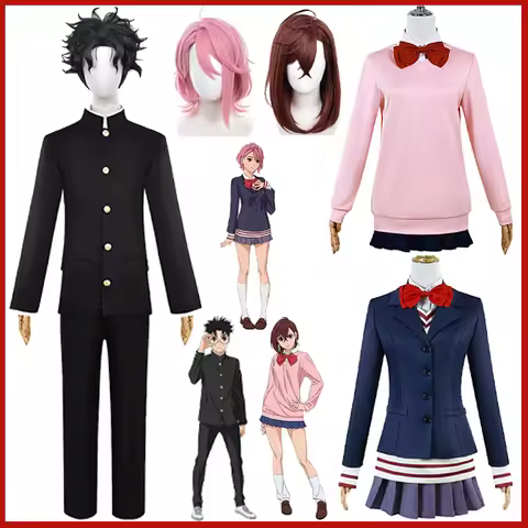Anime Dandadan Aira Shiratori Cosplay Costume Momo Ayase JK Sailor Skirts Suit Ken Takakura Jackets 