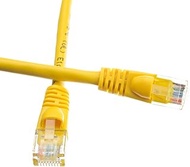 ACCL, 50ft, Yellow RJ45 CAT6 Ethernet Patch Cable, UTP, Snagless/Molded Boot