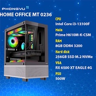 PC PV Home Office MT 0236 (Intel Core i3-13100F/ Radeon RX 6500 XT/ 1 x 8GB/ 256GB SSD/ Free DOS)