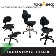 Ergonomic Office Chair ★ Kneeling Chair ★ Saddle Chair ★ Balancing ★ Improve Posture and Health