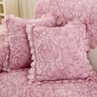 European Style Thick Plush Sofa Cover European Style Sofa Pillowcase