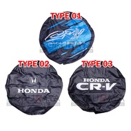 Honda CRV CR-V 1997 (70cm Diameter Width) Universal PVC Rear Back Wheel Spare Tyre Tire Cover (Black)