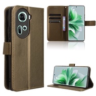 For OPPO Reno 11 5G Casing Flip Phone Holder Stand For OPPO Reno11 5G Case Wallet PU Leather Back Cover