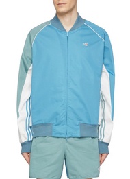 ADIDAS X CLOT COLOUR BLOCK VARSITY JACKET