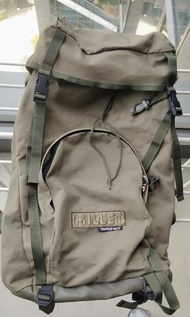 Vintage Millet canvas backpack