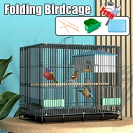 Bird Cage Bird Folding Cage Cage Bird Toy Bird Accessory Bird Cage Bird Feeder