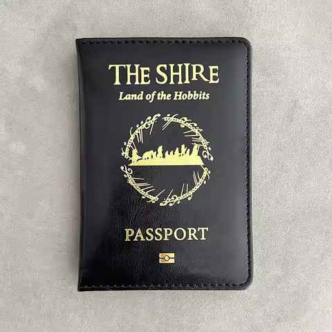Shire of The Hobbit Passport Cover Travel Accessories Family Gifts Kingdom of Fairy Hobbiton Passpor