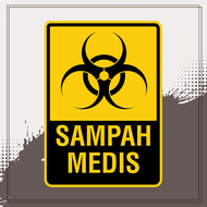 Stiker Sampah Medis Non Medis Sticker Limbah Medis Sticker Limbah Non Medis Stiker Sampah