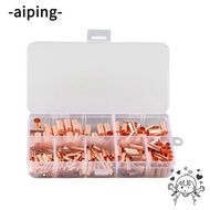 AIPING 250Pcs Terminal Copper Connector, Multiple Models GT Tube Connector Copper Tube Connector, Te
