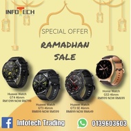 Raya Offer 100% Original Honor GS3 Huawei Gt3 Se Gt 3 Gt4 Gt2e Gt2 Pro Leather strap Smart Watch46mm Huawei Watch Fit