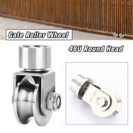Rotational Gate Roller Wheel Stainless Steel Swivel 360 Sliding Gate Roller Wheels with Bearing