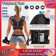 Weighted Vest Adjustable Workout Equipment Weight Vest for Men, Women, Sport Running Training Vest