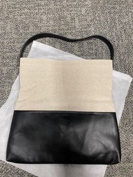 全新麻質仿皮手挽袋(約A3 size/文件袋)