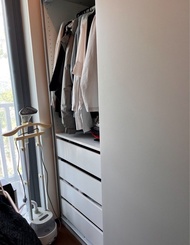 二手，屯門自取：IKEA  趟門衣櫃 150x66x201cm 白色