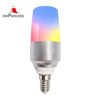 Tuya Zigbee Smart E14 5W LED Light Bulb Color Adjustment APP Control Life CCT+ RGB Voice for Bedroom