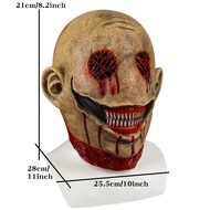 NEW Bloody Smiley Joker Latex Masks Sharp Teeth Bleeding Clown Full Face Mask Horror Anime Demon Kil