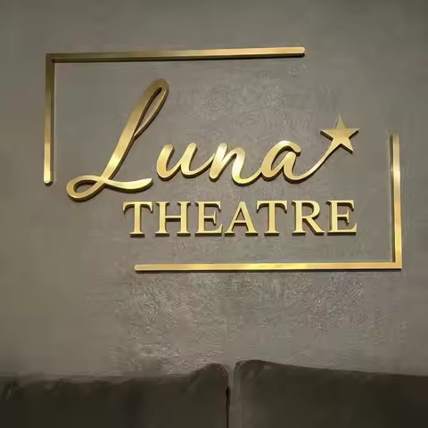 Metal Stainless Steel Laser-Cut Sign Letters Office Reception Sign Building Signage Beauty Salon Wal