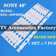 SONY 48" KDL-48W650D LED TV BACKLIGHT LED TV LAMP BAR KDL-48W850D LB48009 V0-03 LB48009 V1-04 A B