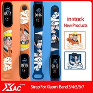 XiaoMi Band 5 Strap For Xiaomi Mi Band 7 6 5 4 3 Watch Silicone Solo Loop Wrist Cartoon Strap Access