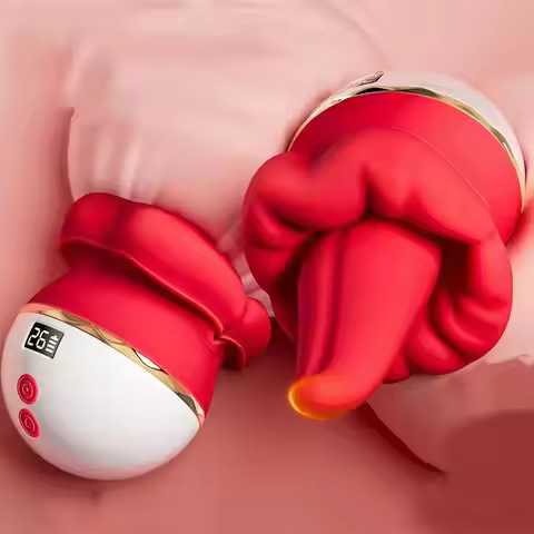 Big Mouth Breast Massager Vibrator Nipple Suction Clitoral Licking Stimulator Cup Head Breast Correc