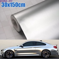 Car Sticker Anti-fouling Matte Silver Vinyl Film Wrap Replacement Exterior