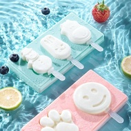 Silicone Ice Cream Mold Popsicle Molds  DIY Homemade Edible Material Cartoon Ice Cream Popsicle Ice Pop Maker