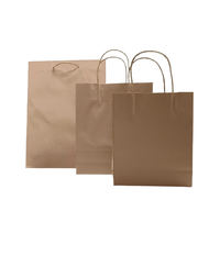 PAPER BAG OKEY KRAFT POLOS BATIK - PAPERBAG COKLAT SHOPPING BAG GURU - S BATIK - 22x24