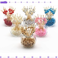 WATTLE Pearl Cocktail Picks Bamboo Skewer Party Wedding Snack Fork