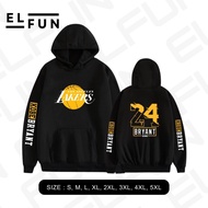 Lakers 24 Kobe Bryant Oversize Hoodie SML XL 2XL 3XL 4XL 5XL LA leakers Chicago Bulls Bucks Celtics 