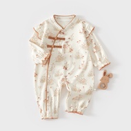 Trendy Clothes Four Seasons Jumpsuit Korean Clothes Women's Baby q120 Newborn Baby Confinement Baby 
