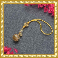 Ji Qing Tang 七色閃金彩玄 金髮晶掛飾 - # Wealth Wealth