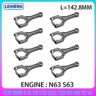 8pcs Engine Connecting Rods New Set For BMW 4.4L V8 GAS 550i 650i M5 X5 X6 M F10 F11 N63 S63 N74 4.4