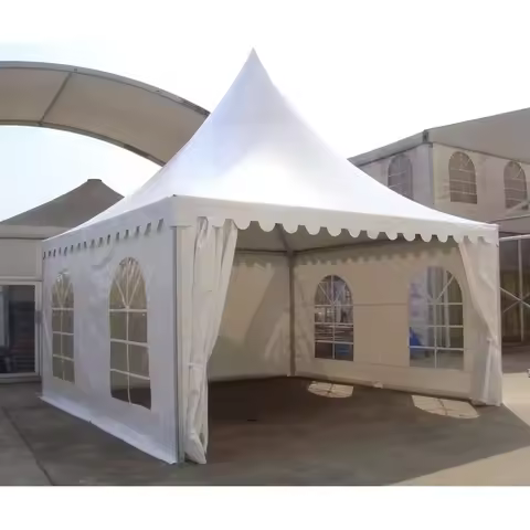 for 4x4 5x5 6x6 Pagoda Tent for Wedding Party Events Outdoor Gazebo Canopy Shelter