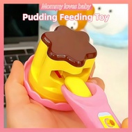 Pudding Jelly Feeding Toy Kids Pretend Play Toy Girls Role Play Doll Feeding Game Mainan Puding Send
