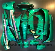 ชุดสี HONDA WAVE100/110 ตาคู่ ตัวแรก  พลาสติกABS เคลือบด้วย 2K มีขบวนการอบสี