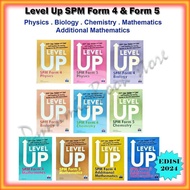 Buku Latihan : Level Up SPM Form 4 / Form 5 Edisi 2024 - Mathematics / Biology / Chemistry / Physics
